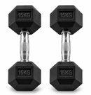 Haltère hexagonale Body-Solid 1 kg - 50 kg (par paire) - HEXRU