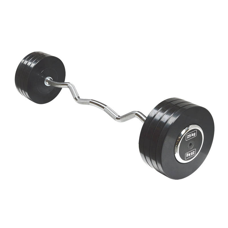 Bodytrading Fixed Barbell EZ Curled Bar - FBEZCB