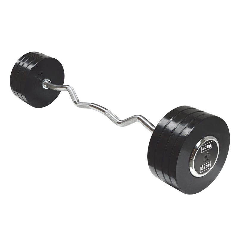 Bodytrading Fixed Barbell EZ Curled Bar - FBEZCB