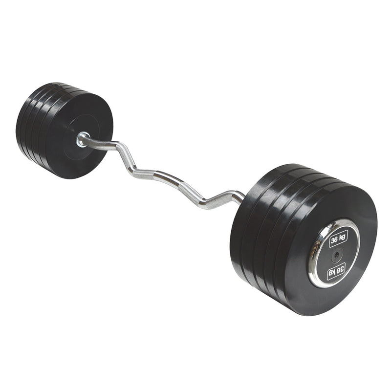 Bodytrading Fixed Barbell EZ Curled Bar - FBEZCB