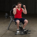Body-Solid Semi-Recumbent Ab Bench - GAB300B