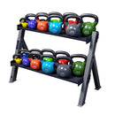 Body-Solid 2-delig Halter- & Kettlebellrek - GDKR100
