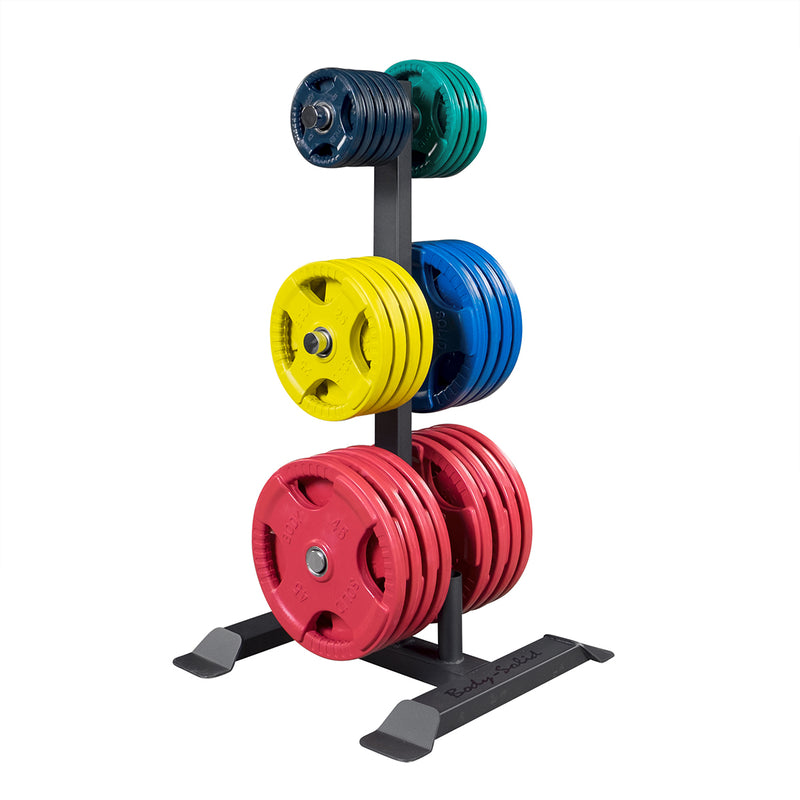 Body-Solid Olympic Plate Tree & Bar Holder - GWT56