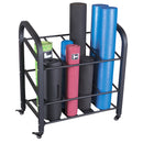 Body-Solid Foam Roller and Yoga Mat Rack GYR500