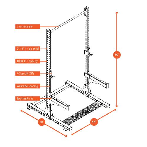 Rugged Half Rack - Y120